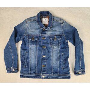U.S Polo Assn. Trucker Denim Jean Jacket Youth Size ES 8-9 Year American
